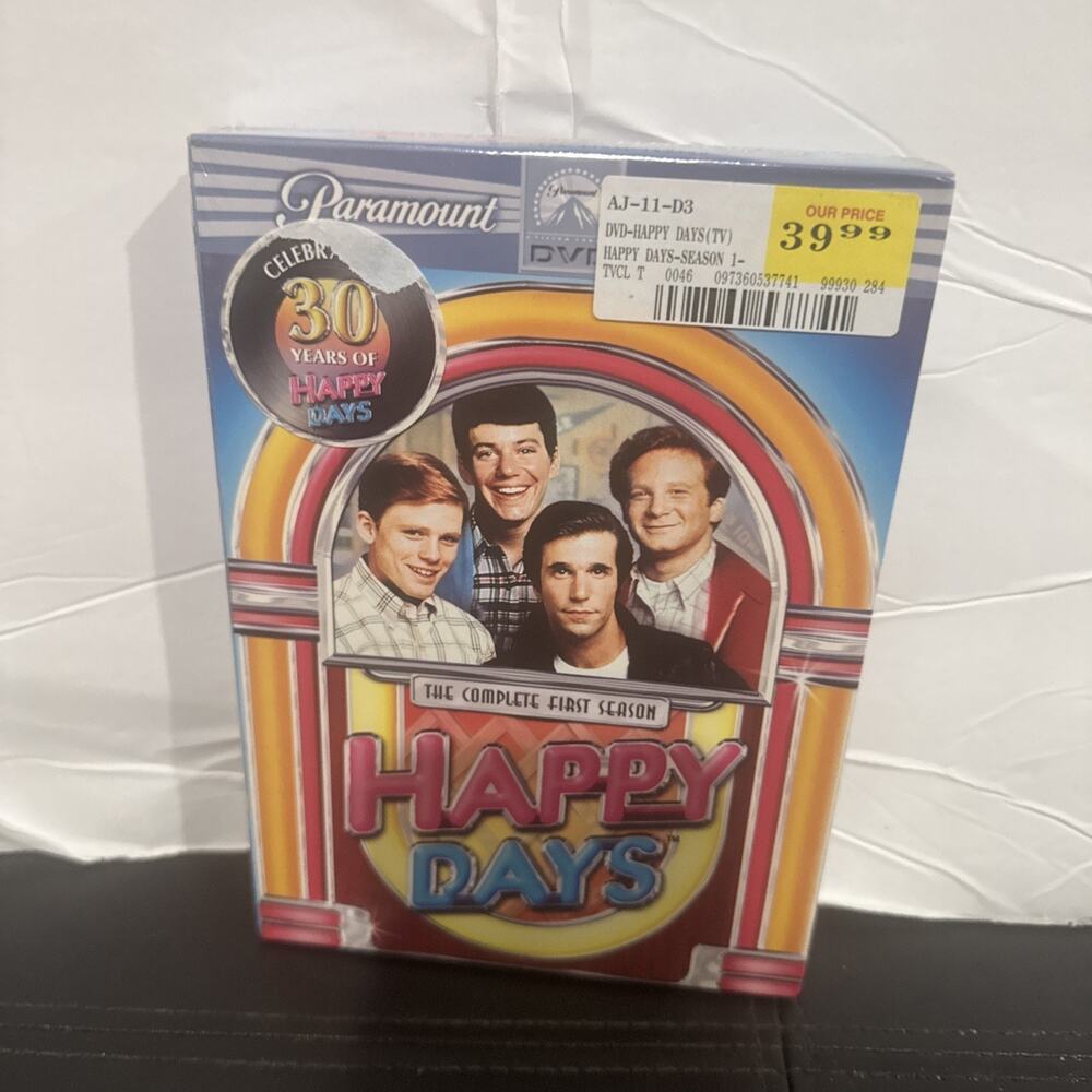 Happy Days Complete First Season DVD 3 Disc Set Henry Winkler New Sealed